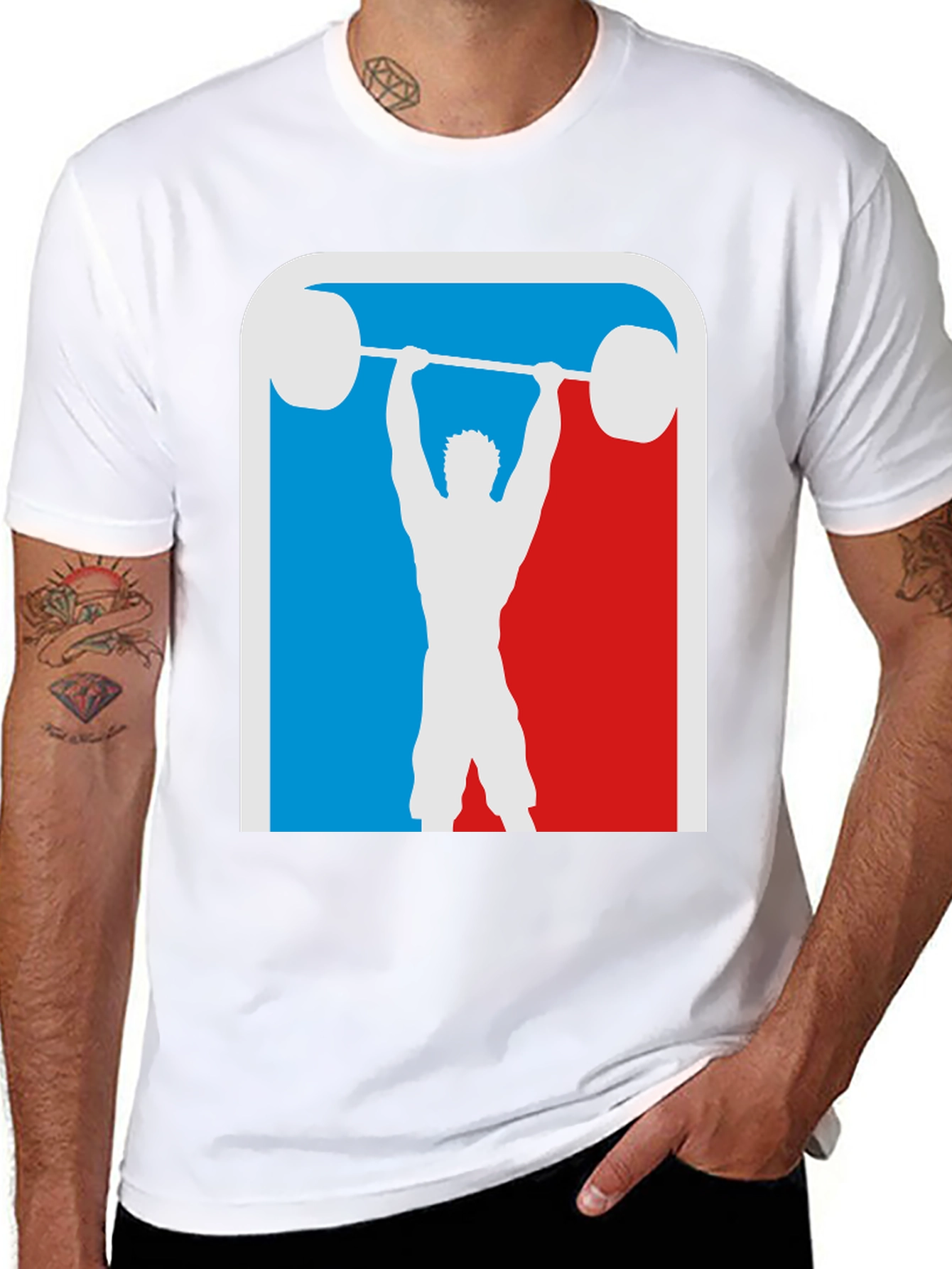 Weightlifting Graphic T-Shirt - Powerlifting Gym Tee