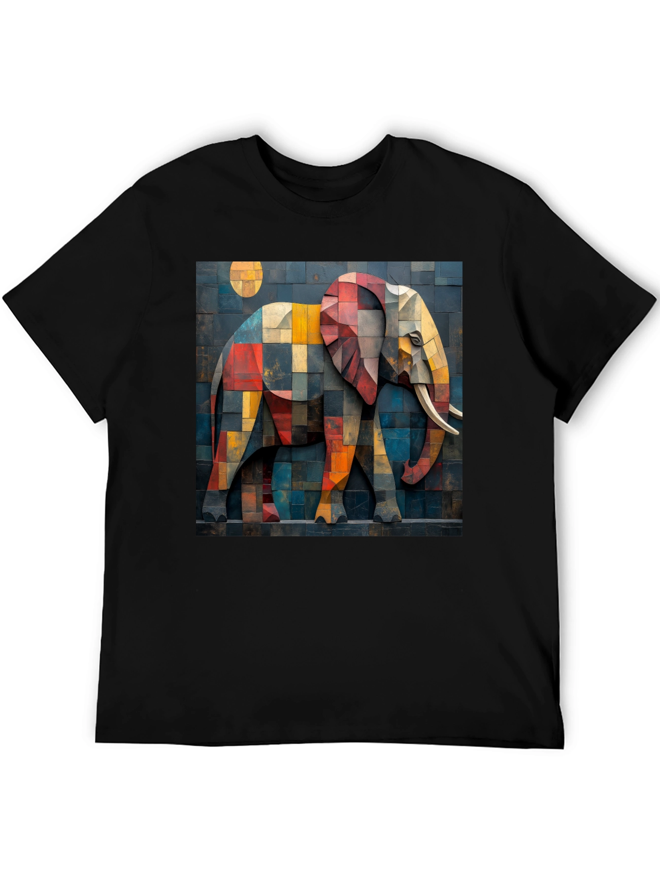 Abstract Elephant Graphic Tee