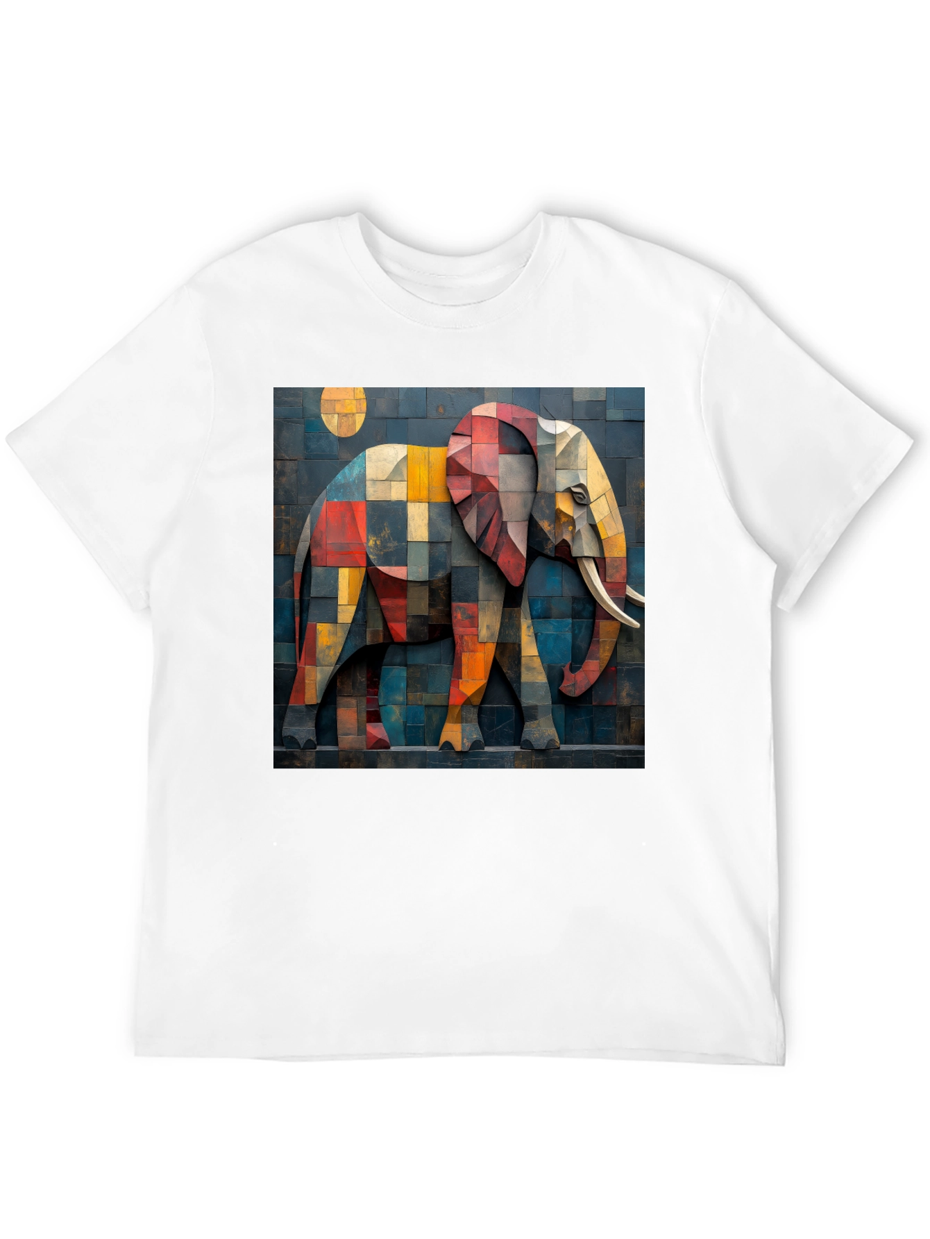 Abstract Elephant Graphic Tee