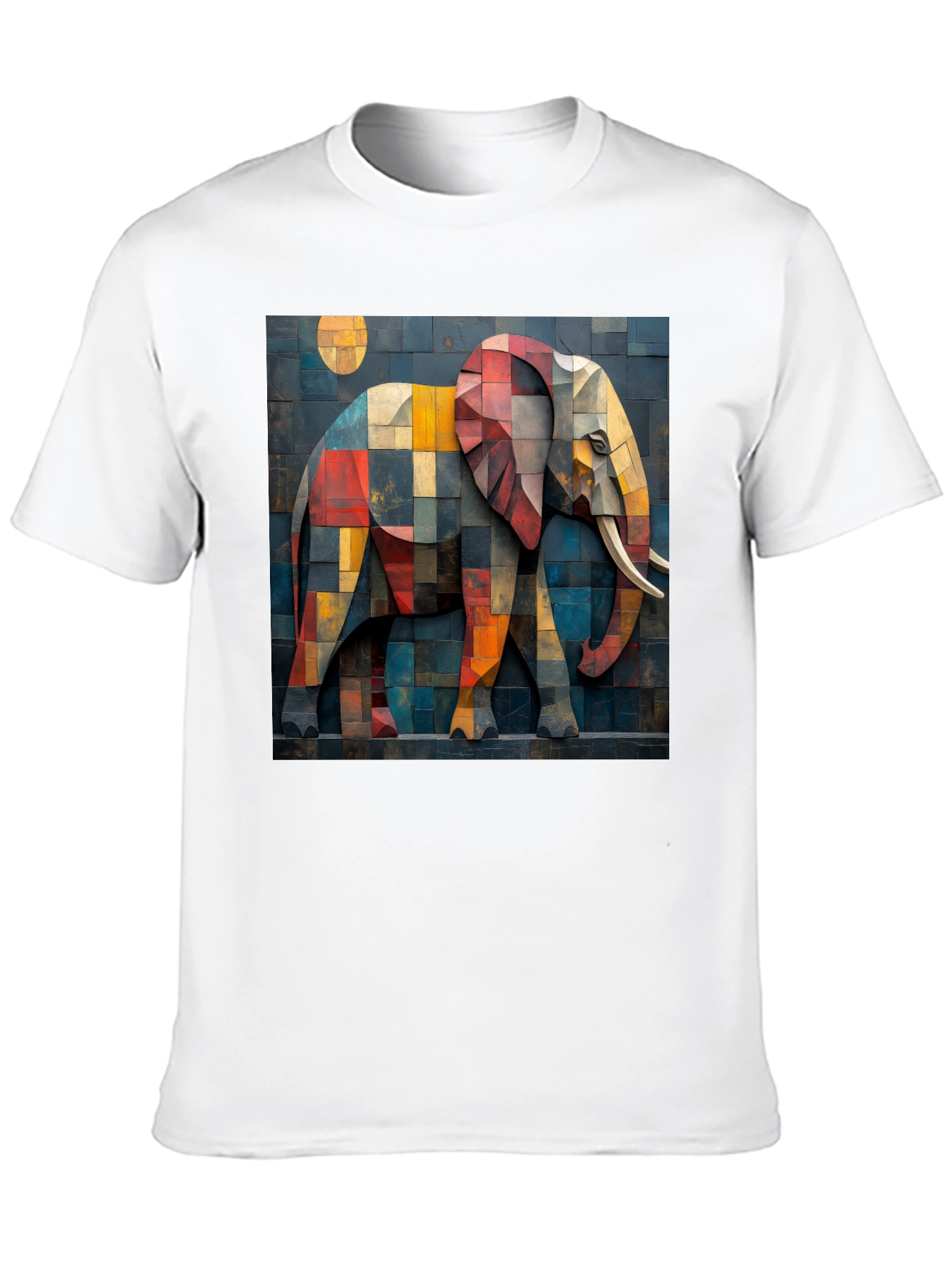 Abstract Elephant Graphic Tee