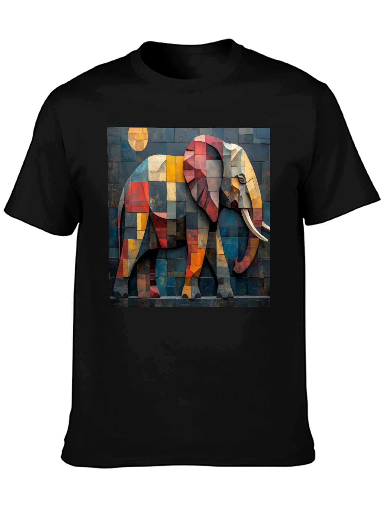 Abstract Elephant Graphic Tee