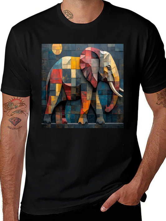 Abstract Elephant Graphic Tee