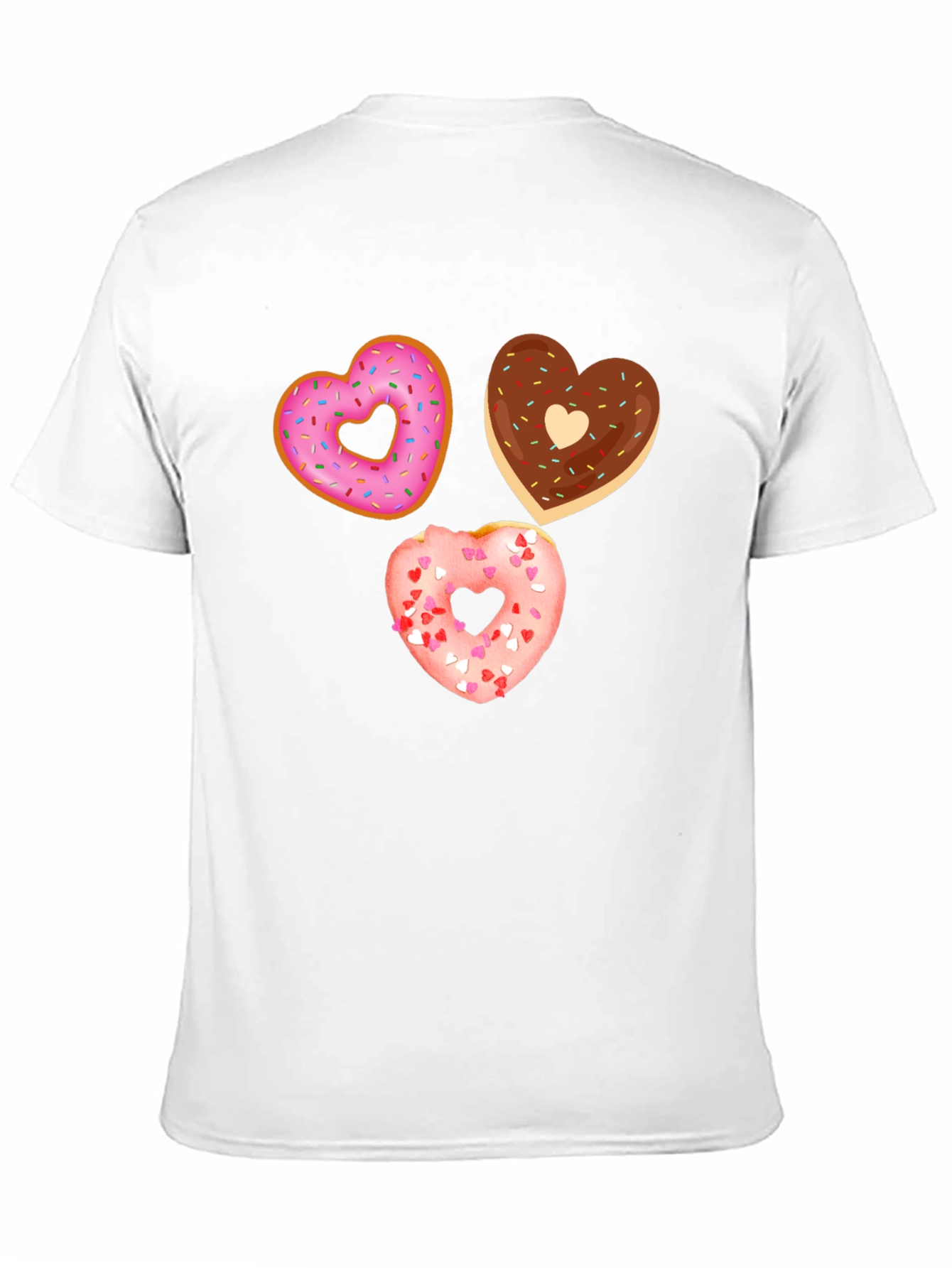 Heart Donut T-Shirt - Sweet Treat Tee