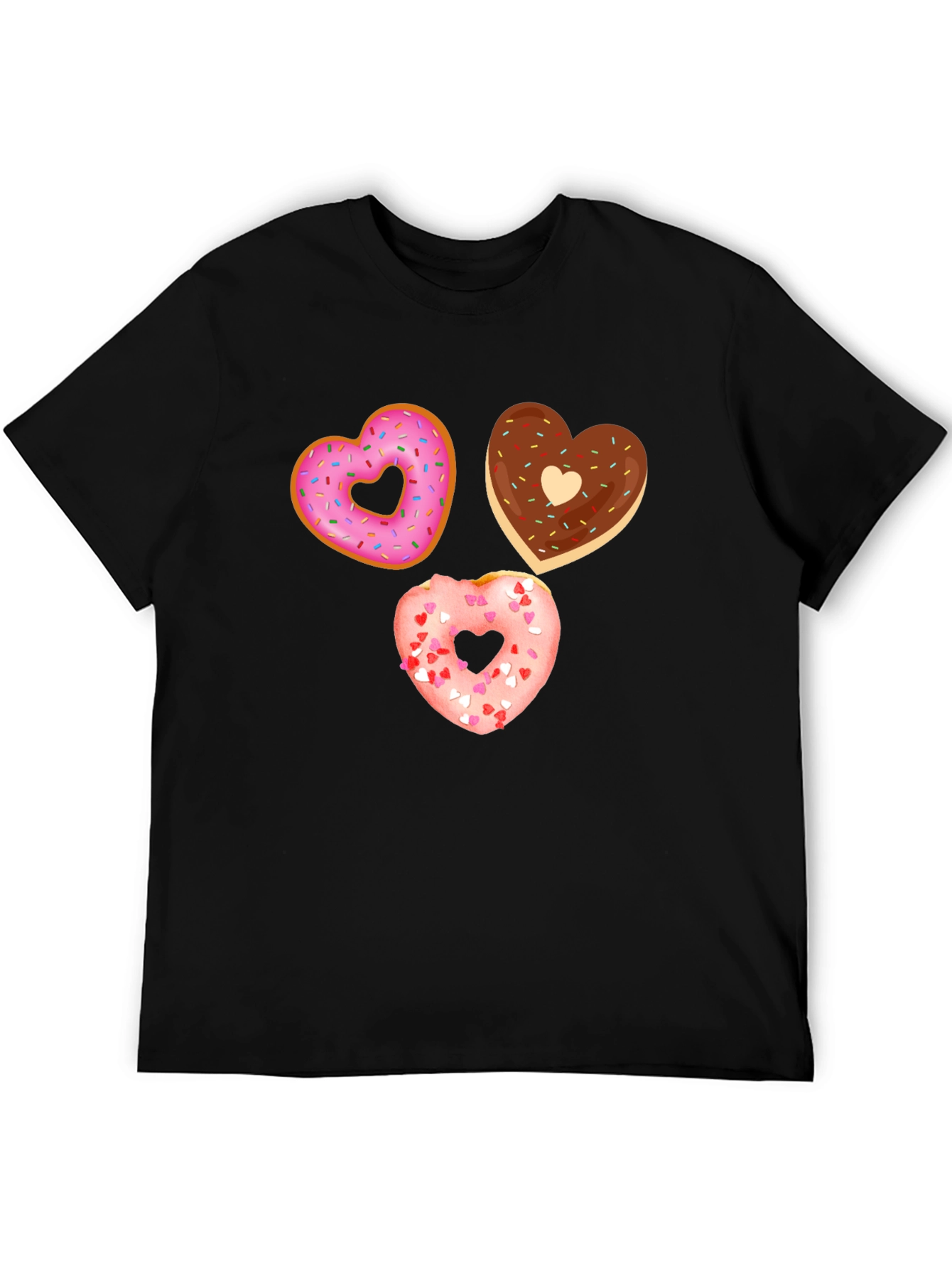 Heart Donut T-Shirt - Sweet Treat Tee