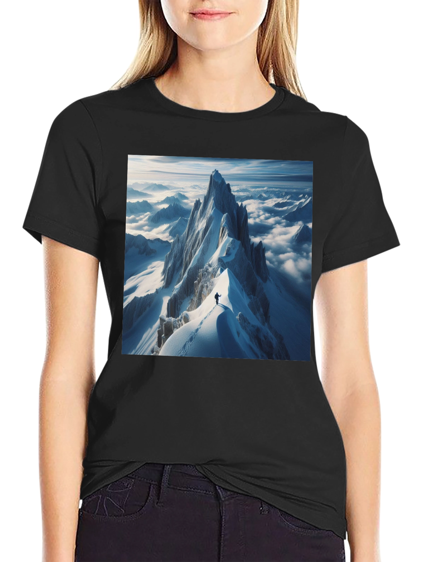 Mountain Peak Climber Graphic Tee