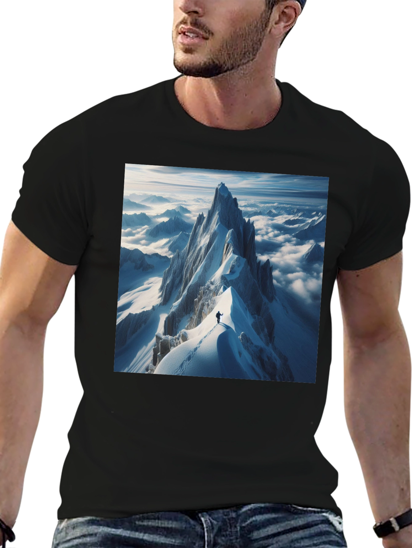 Mountain Peak Climber Graphic Tee