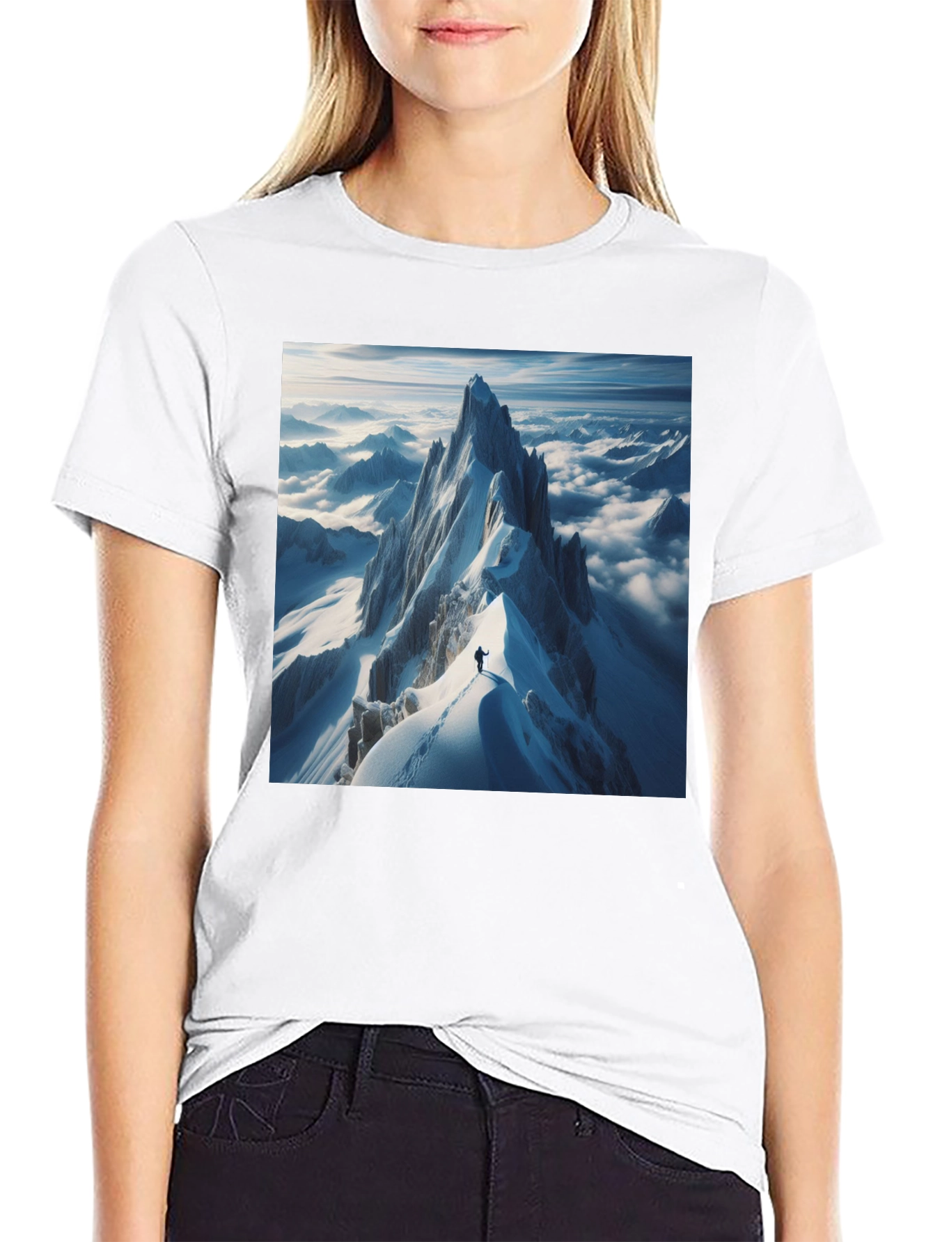 Mountain Peak Climber Graphic Tee