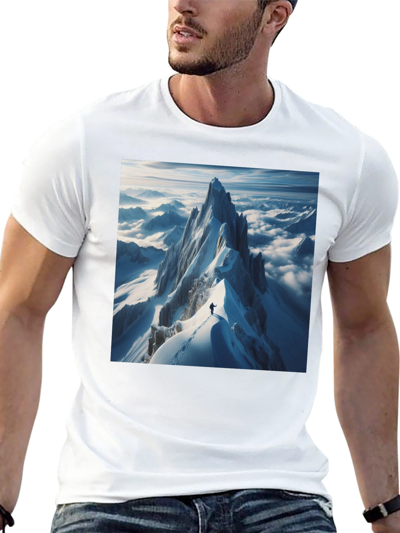 Mountain Peak Climber Graphic Tee