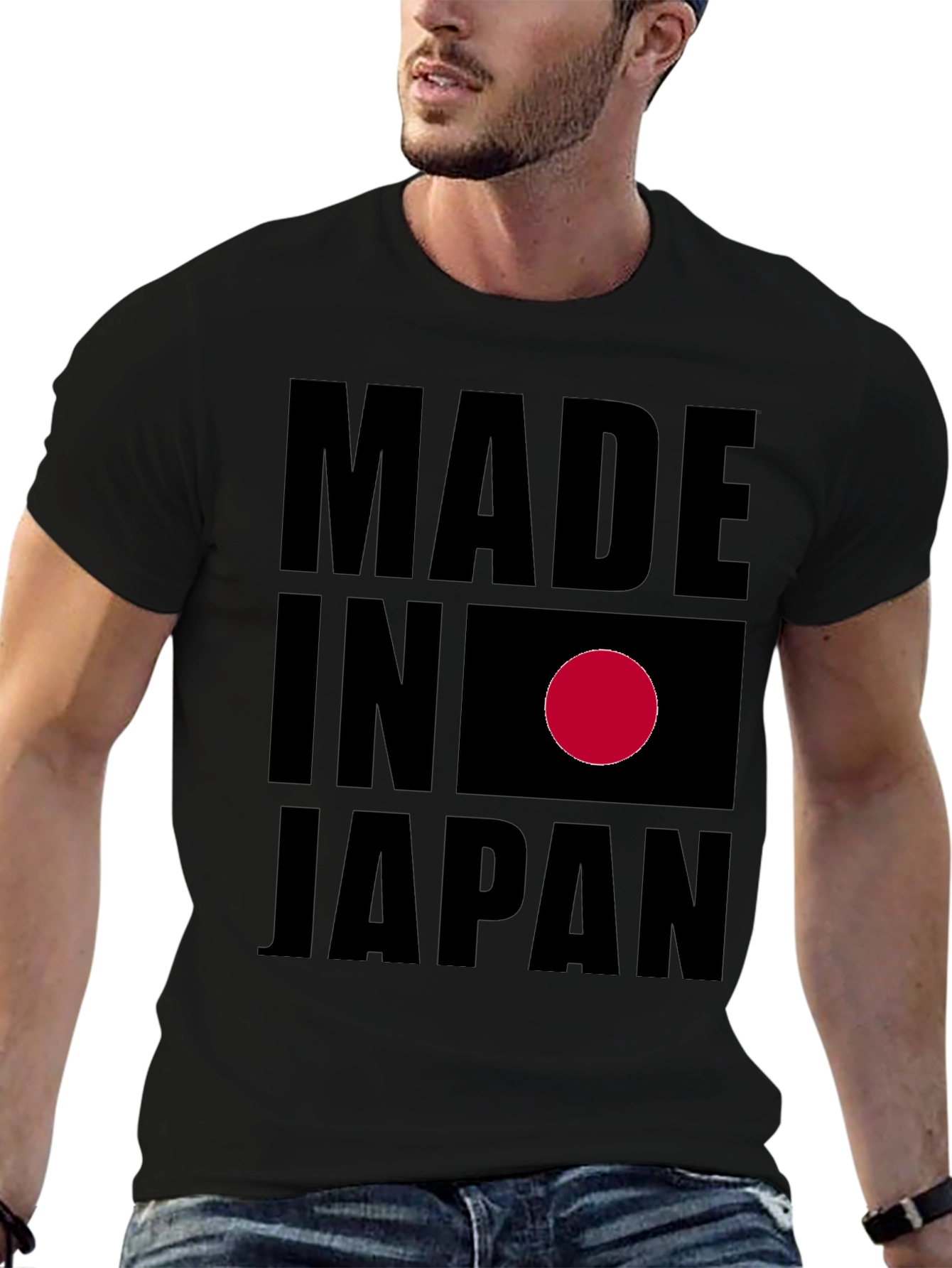 Made in Japan Graphic Tee - Stylish Cotton T-Shirt