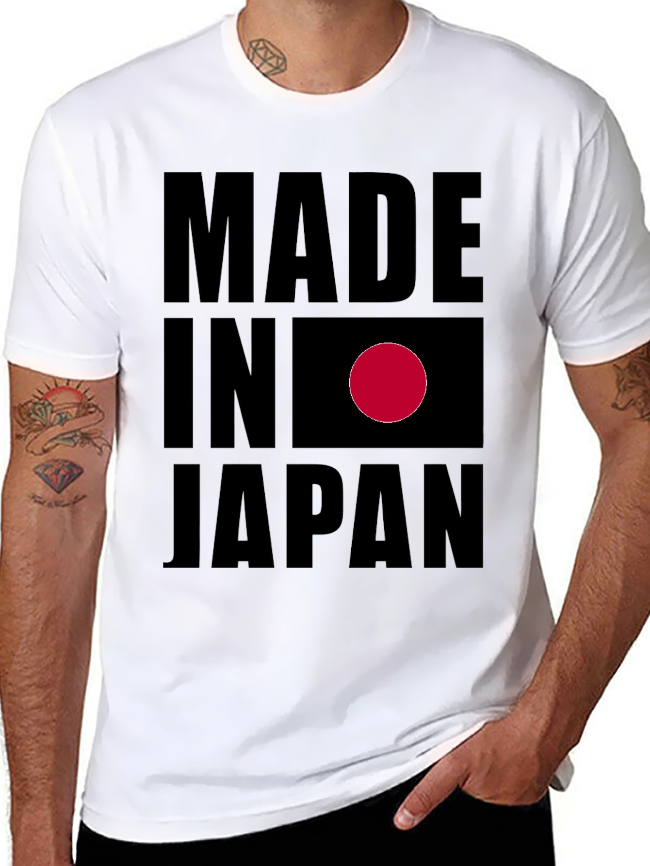 Made in Japan Graphic Tee - Stylish Cotton T-Shirt