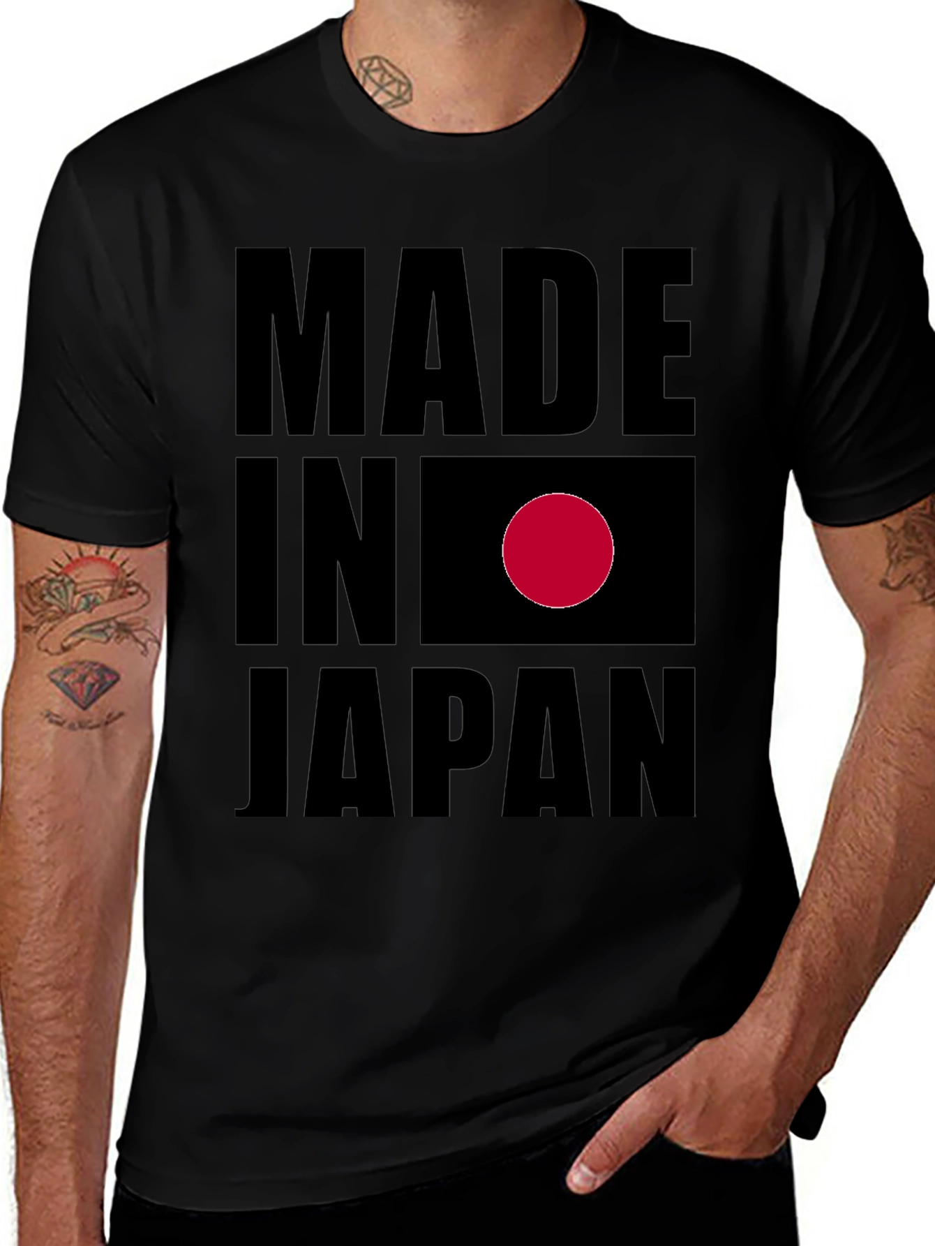 Made in Japan Graphic Tee - Stylish Cotton T-Shirt