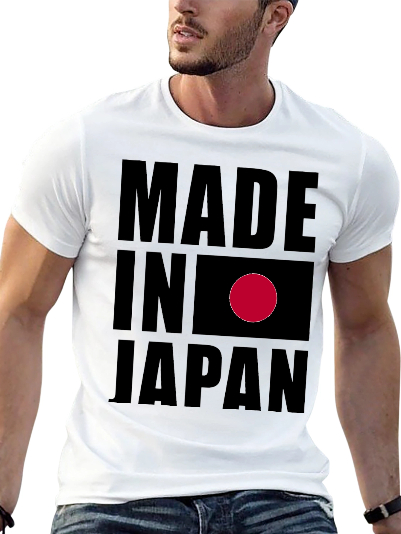 Made in Japan Graphic Tee - Stylish Cotton T-Shirt