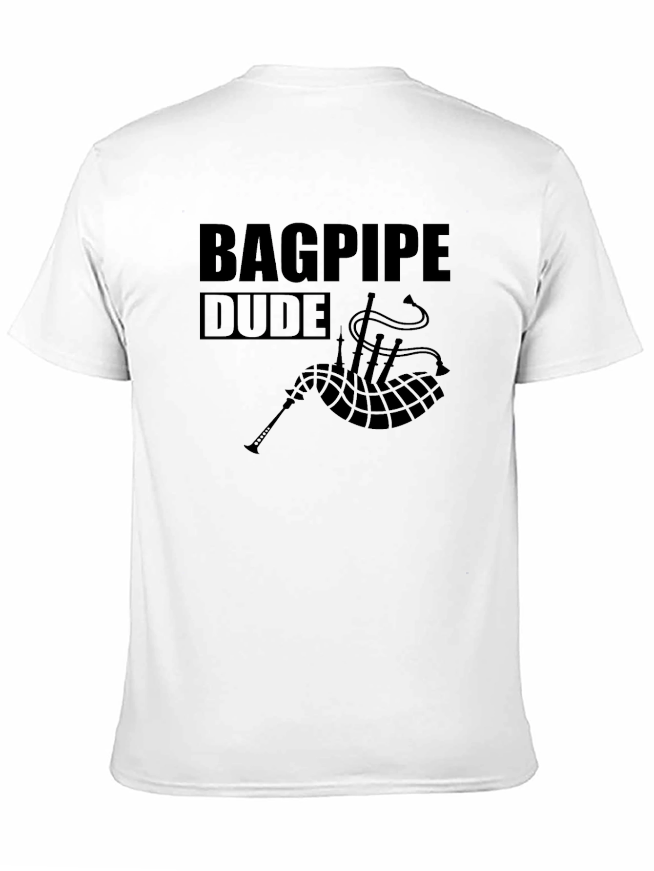 Bagpipe Dude Black T-Shirt