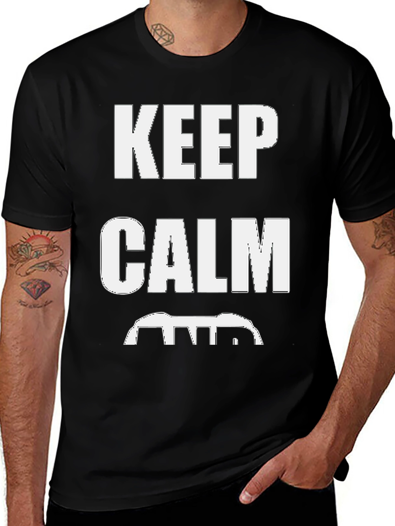 Keep Calm T-Shirt Funny California Bear Republic Tee