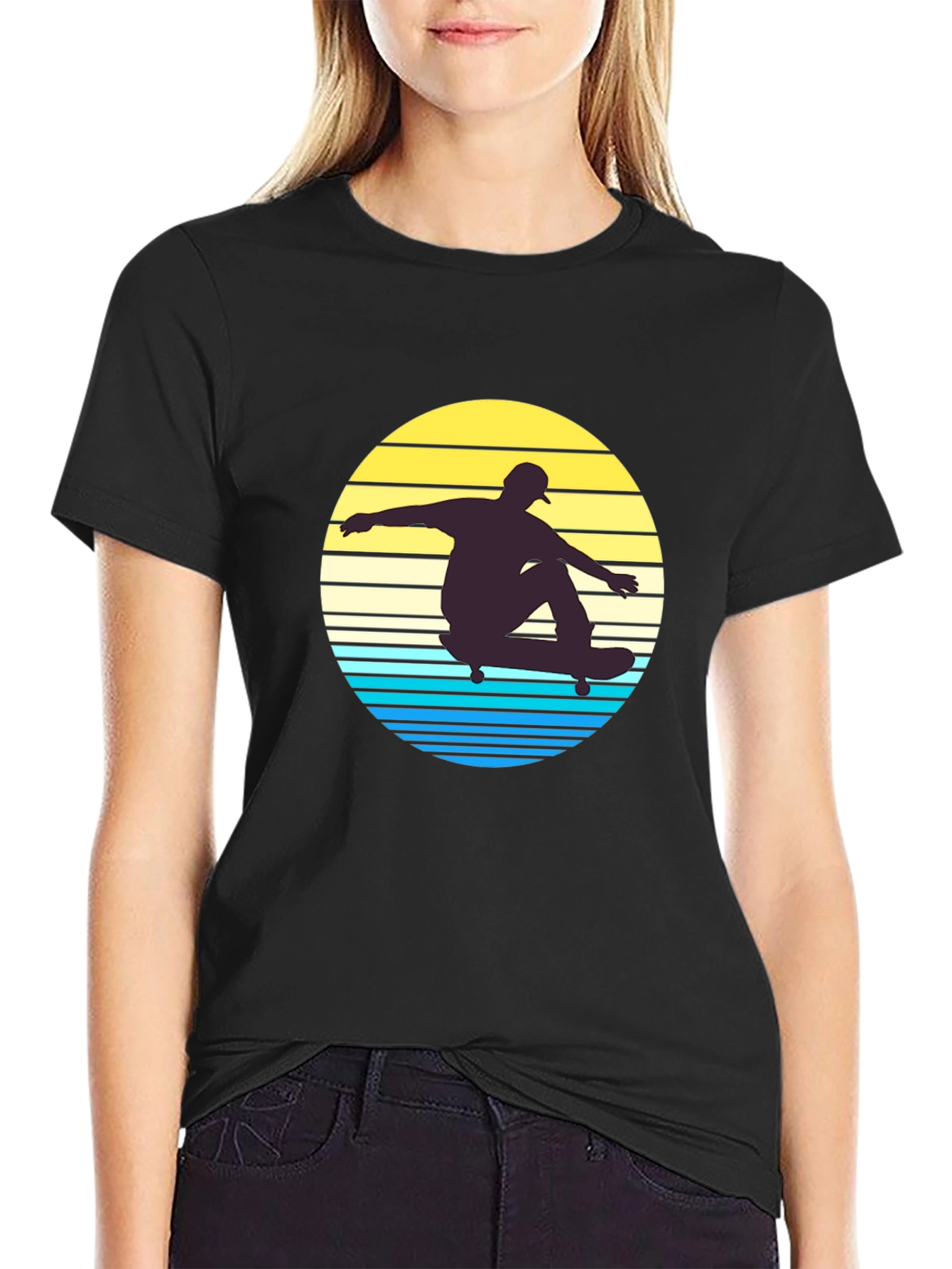 Retro Skateboarder Graphic Tee