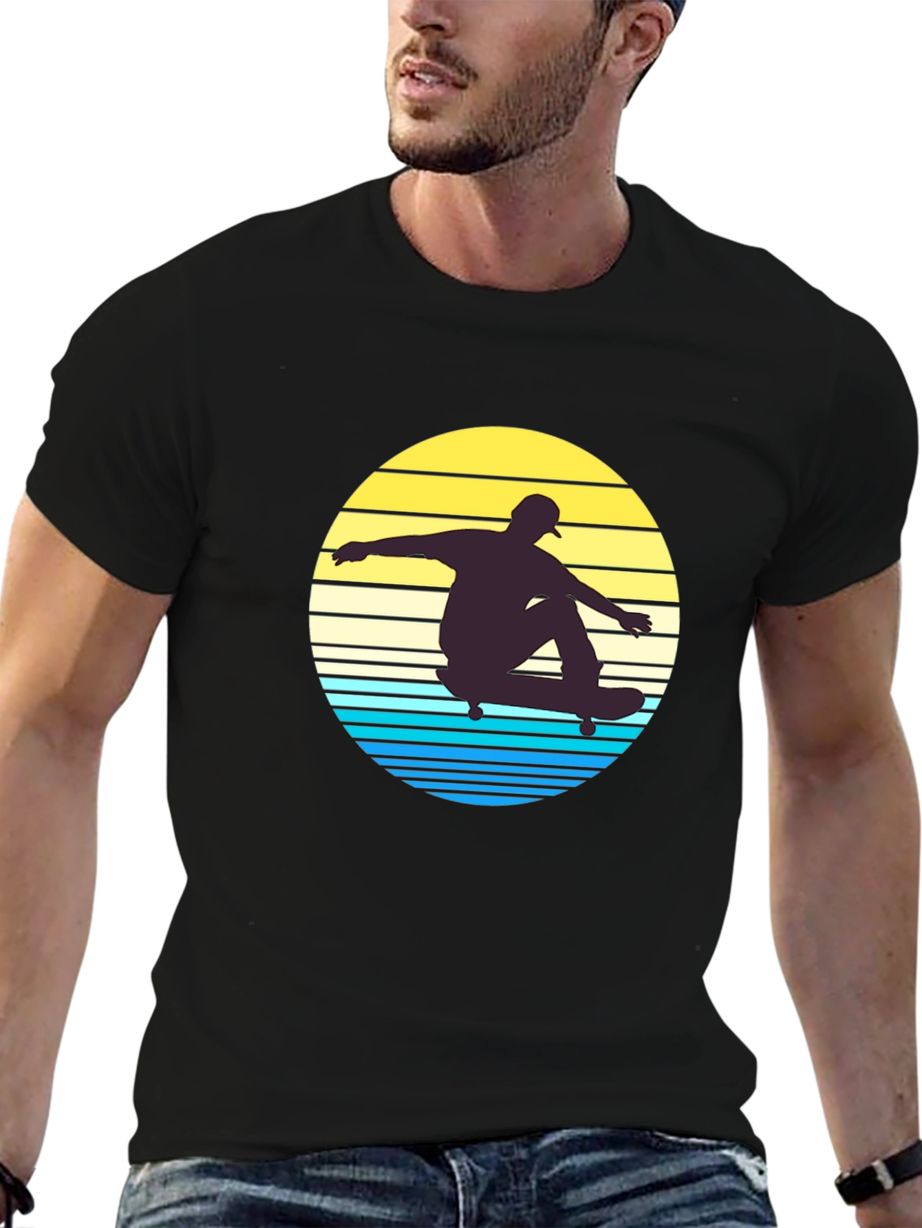 Retro Skateboarder Graphic Tee