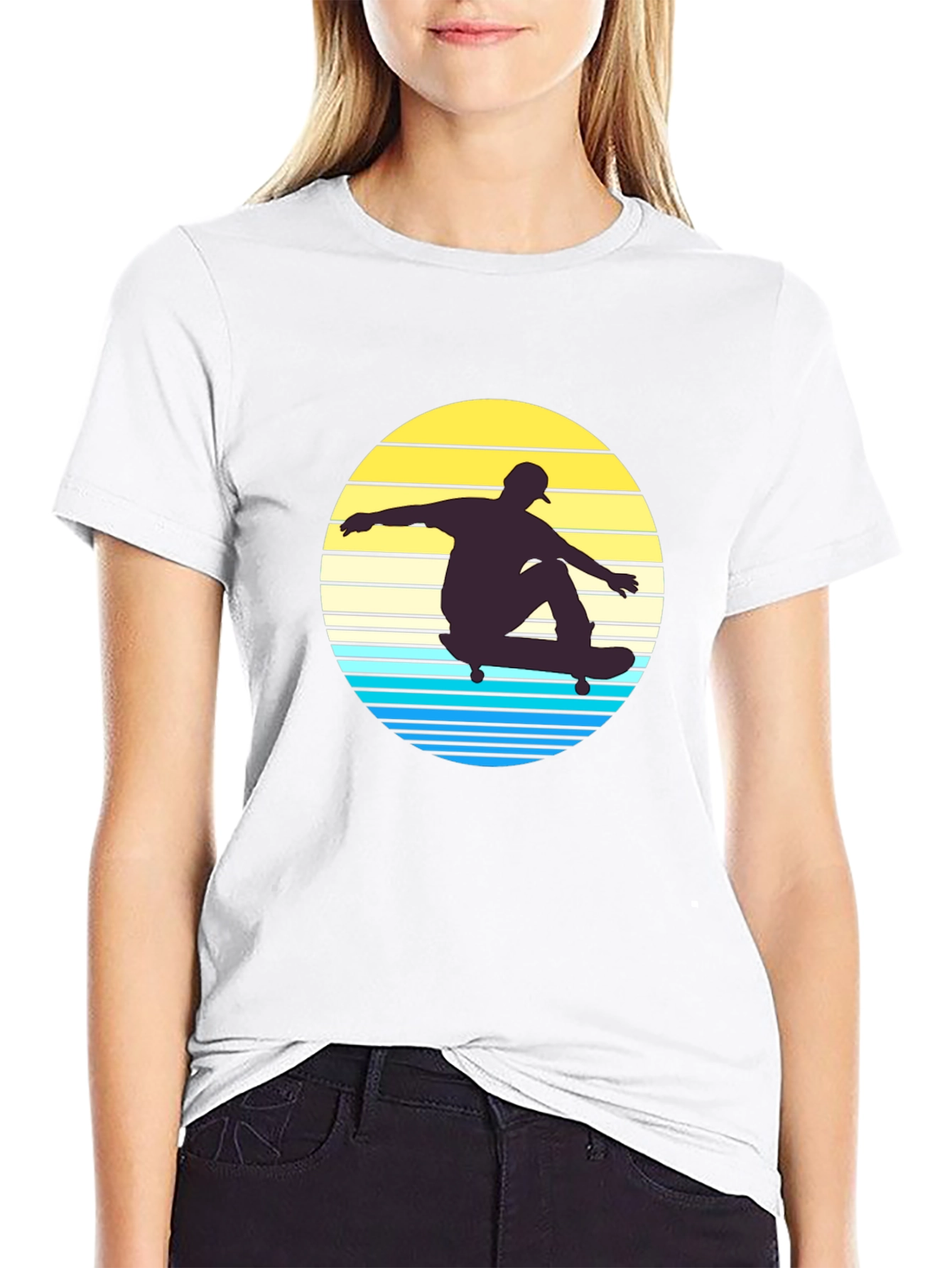 Retro Skateboarder Graphic Tee