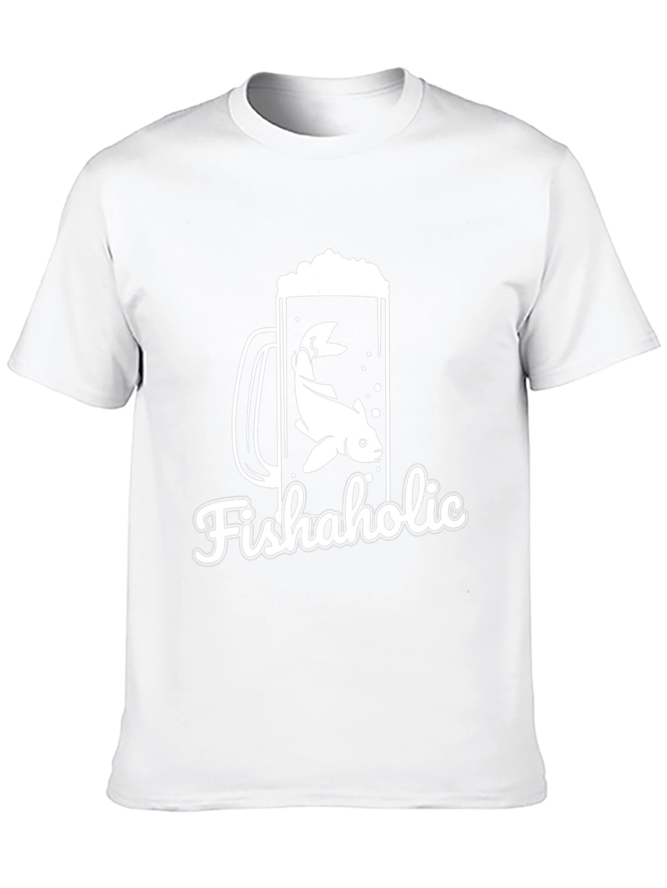 Fishaholic Graphic Tee - Black