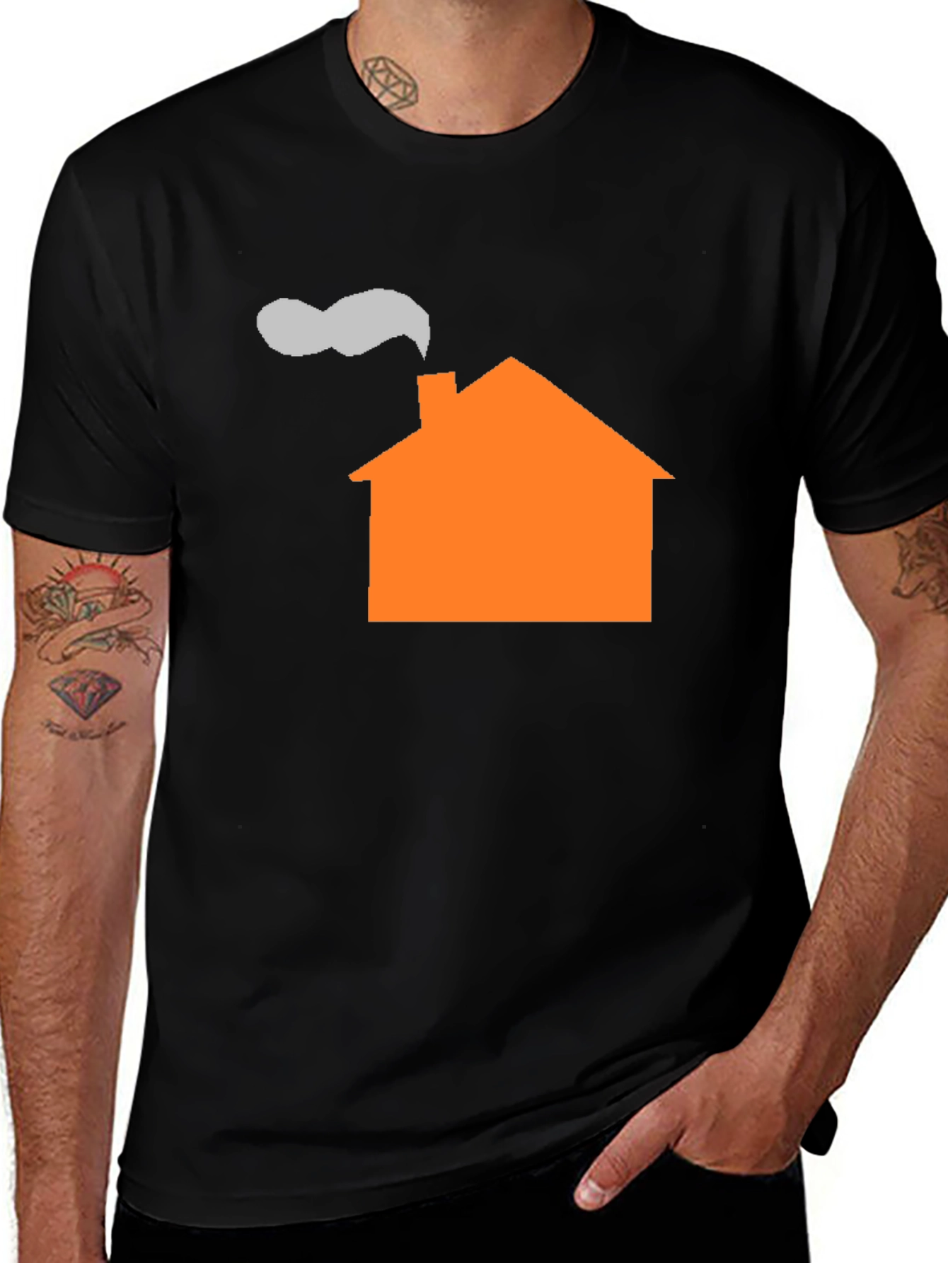 House Graphic T-Shirt - Unique Design