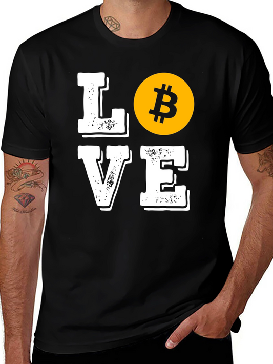 Bitcoin LOVE T-Shirt - Crypto Currency Fashion
