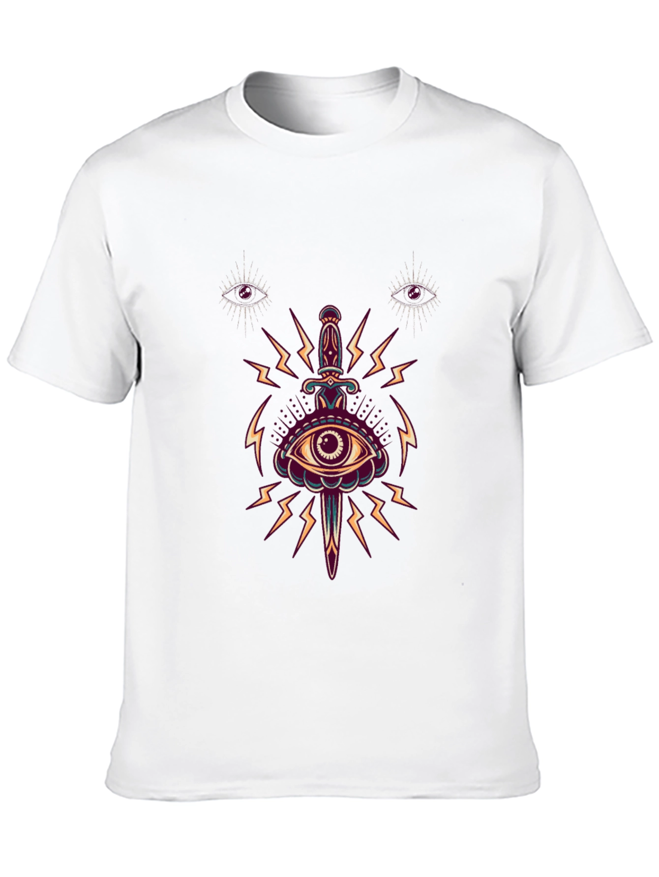 Eye & Dagger Graphic Tee - Edgy Style