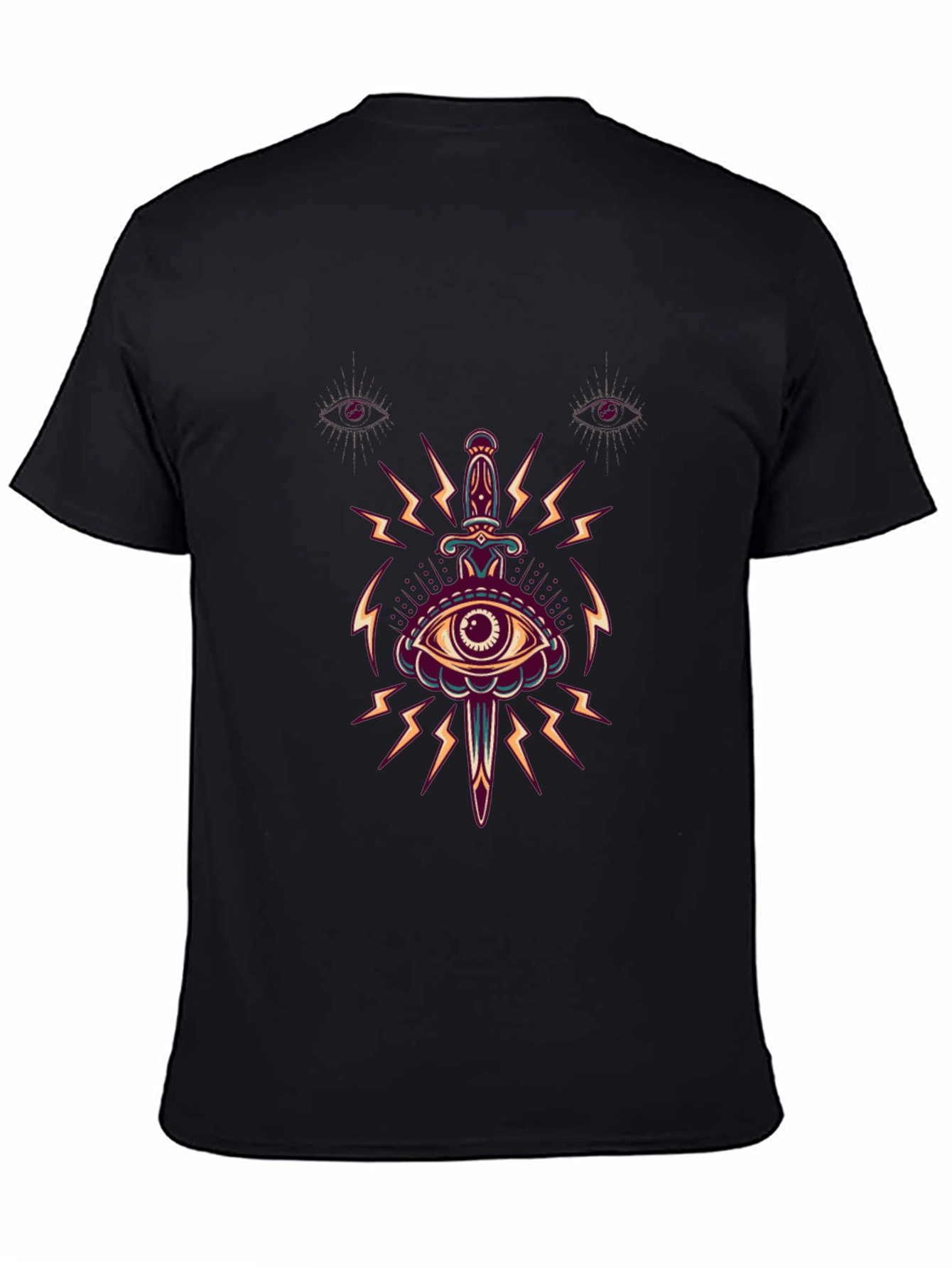 Eye & Dagger Graphic Tee - Edgy Style
