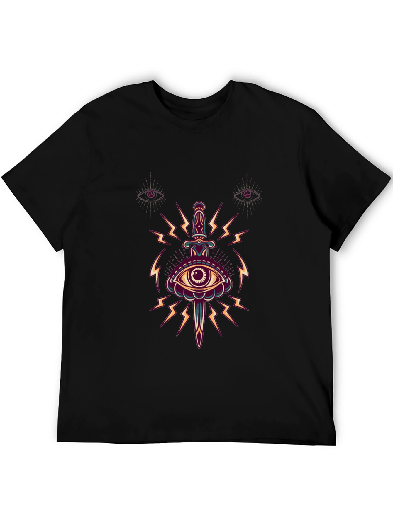Eye & Dagger Graphic Tee - Edgy Style