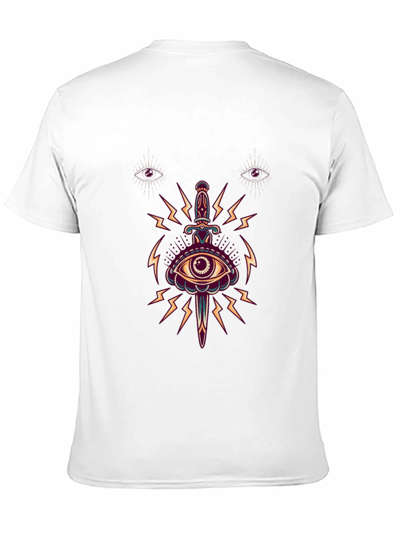 Eye & Dagger Graphic Tee - Edgy Style