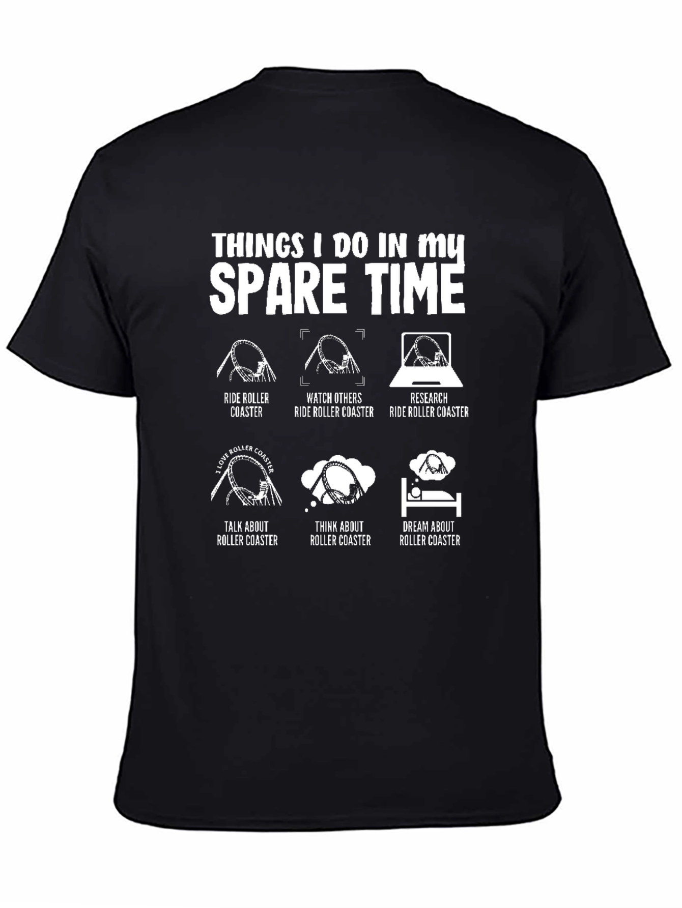 Roller Coaster Obsession T-Shirt - Spare Time Activities