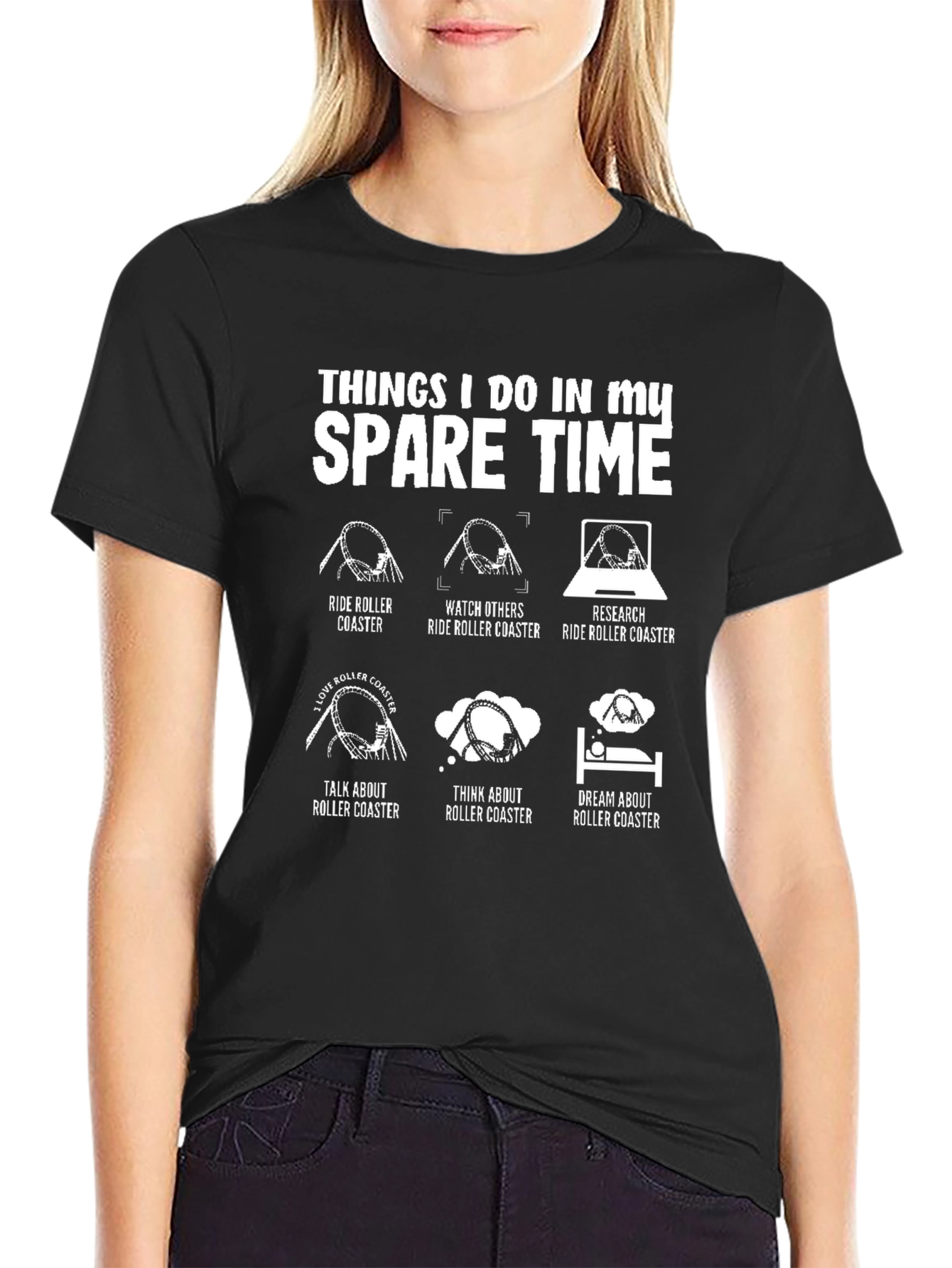 Roller Coaster Obsession T-Shirt - Spare Time Activities