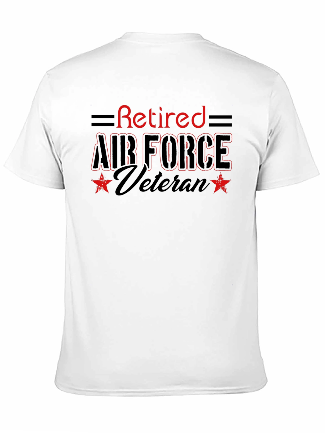 Retired Air Force Veteran Graphic T-Shirt