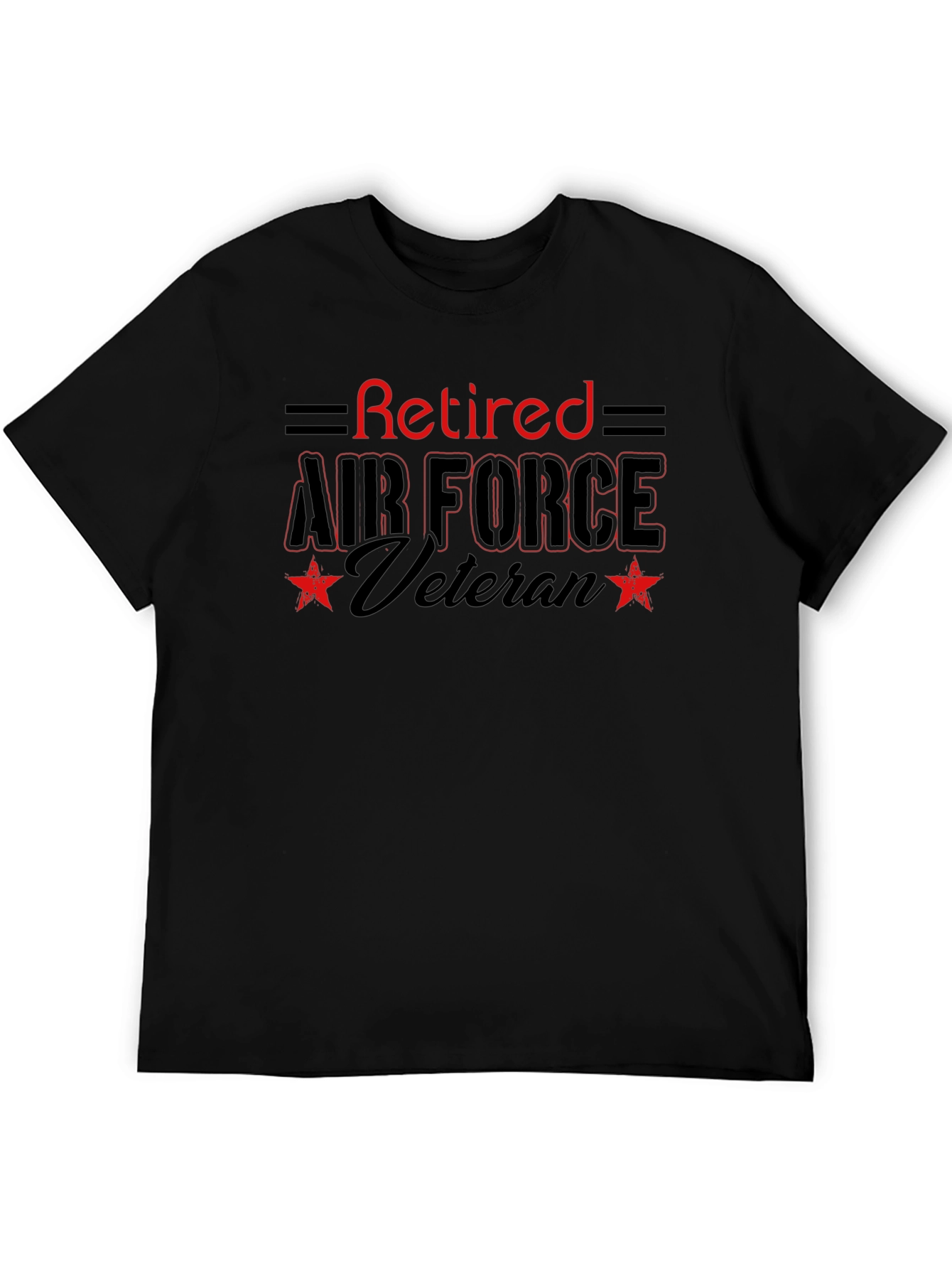Retired Air Force Veteran Graphic T-Shirt