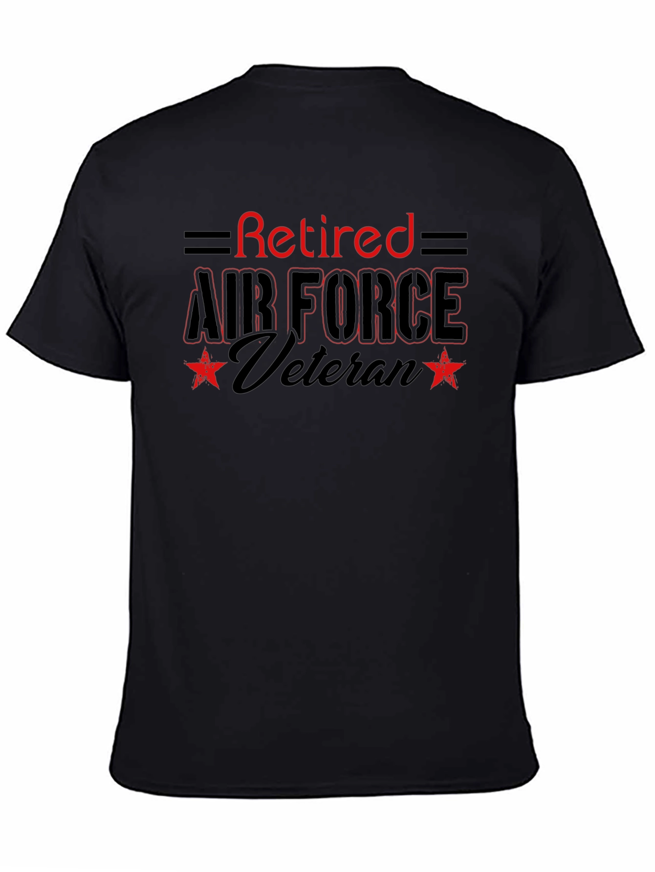 Retired Air Force Veteran Graphic T-Shirt
