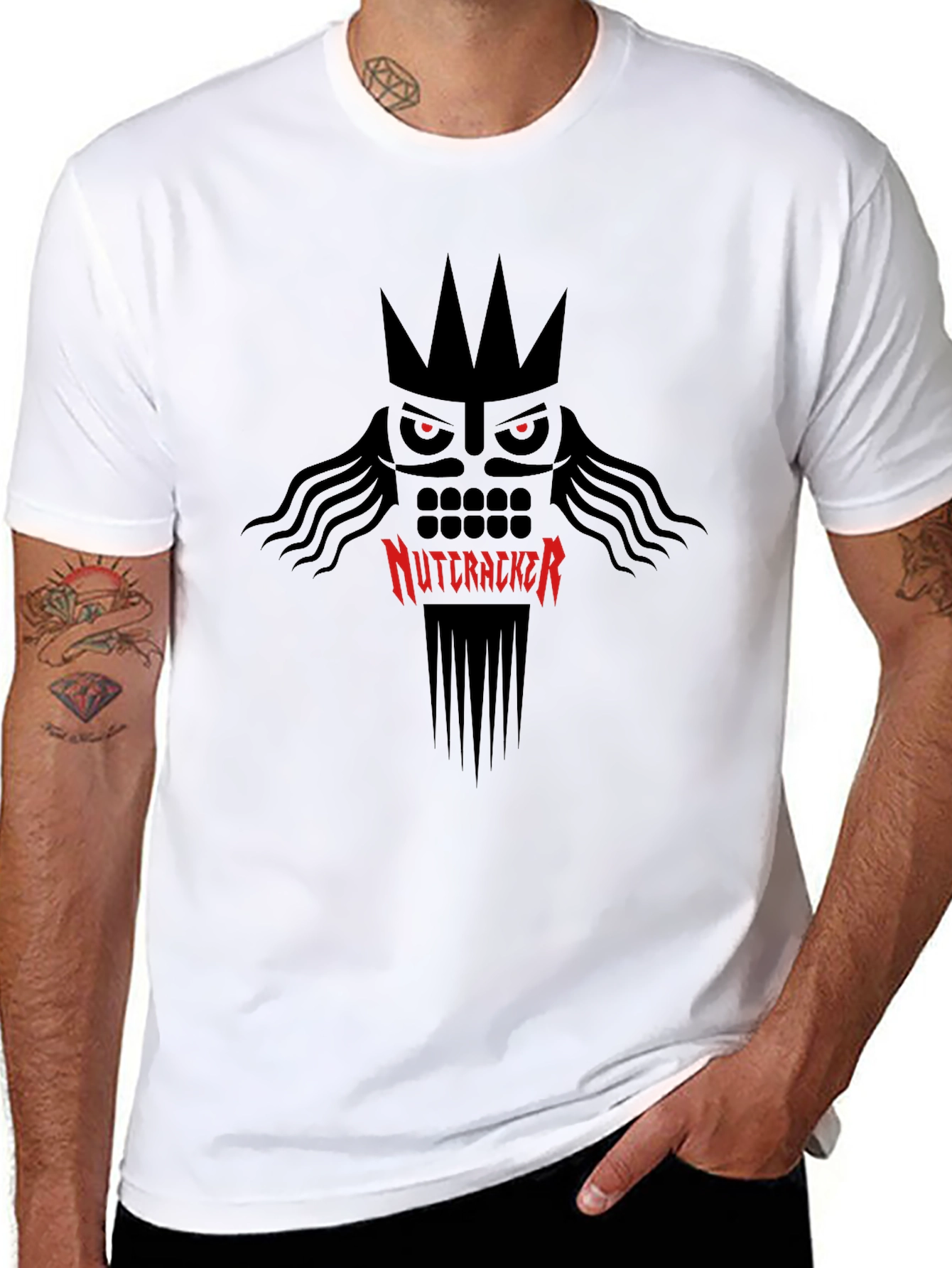 Nutcracker King Graphic Tee - Black