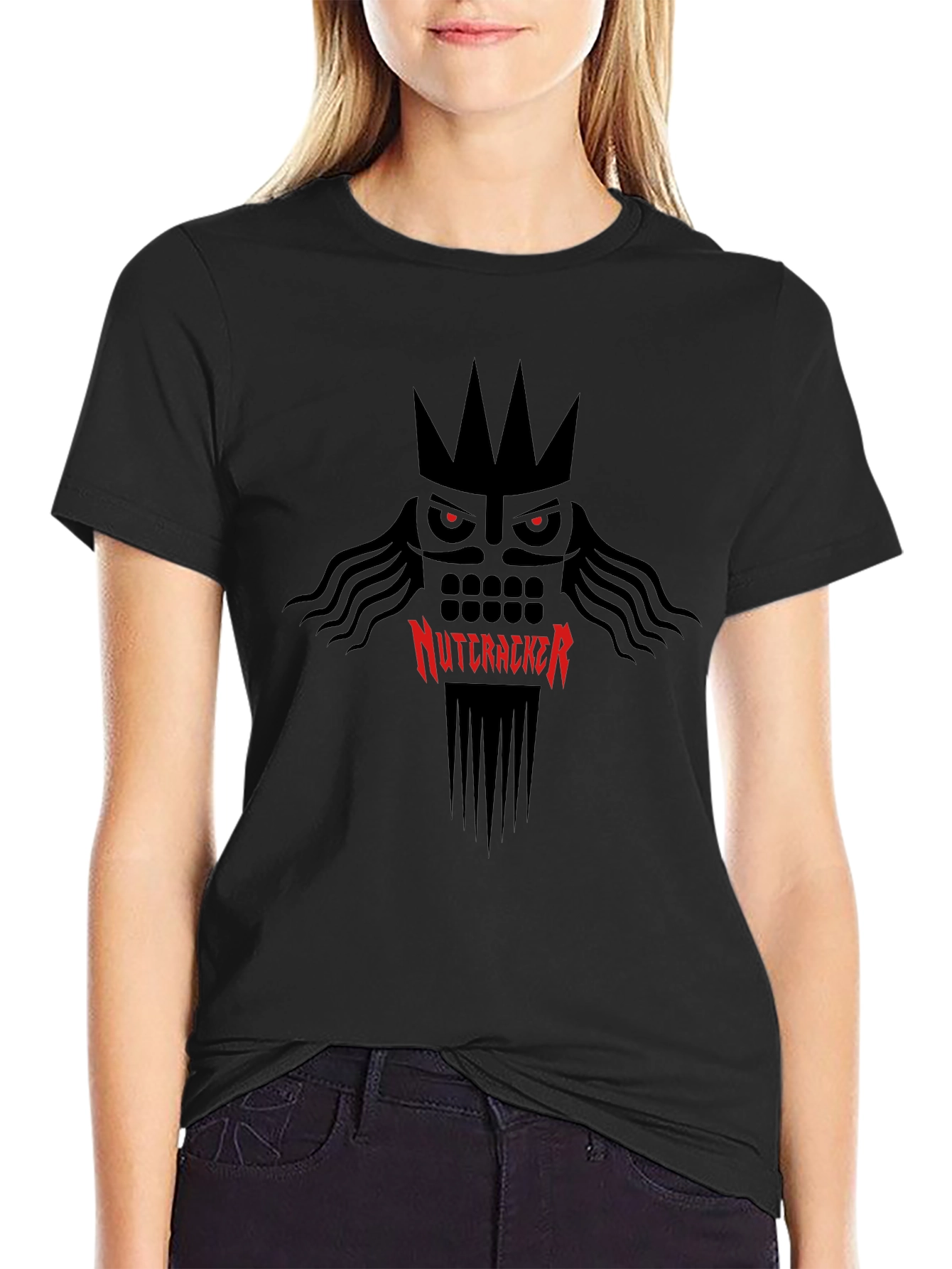 Nutcracker King Graphic Tee - Black