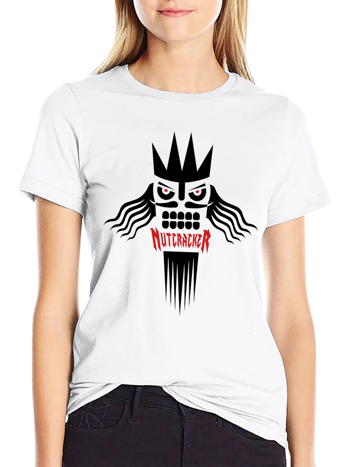 Nutcracker King Graphic Tee - Black