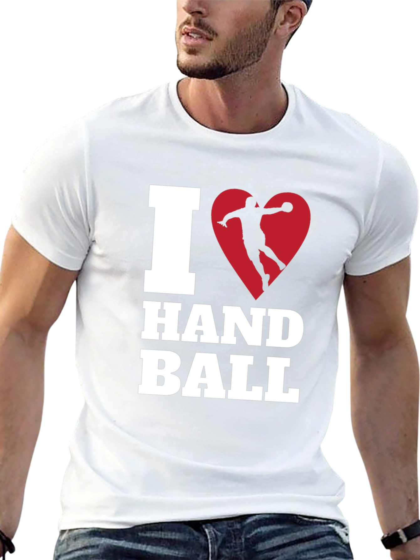 I Heart Handball T-Shirt - Black