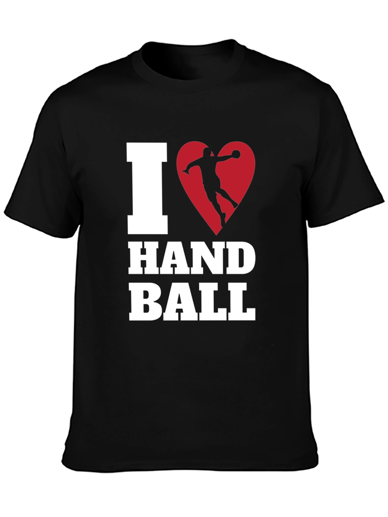I Heart Handball T-Shirt - Black