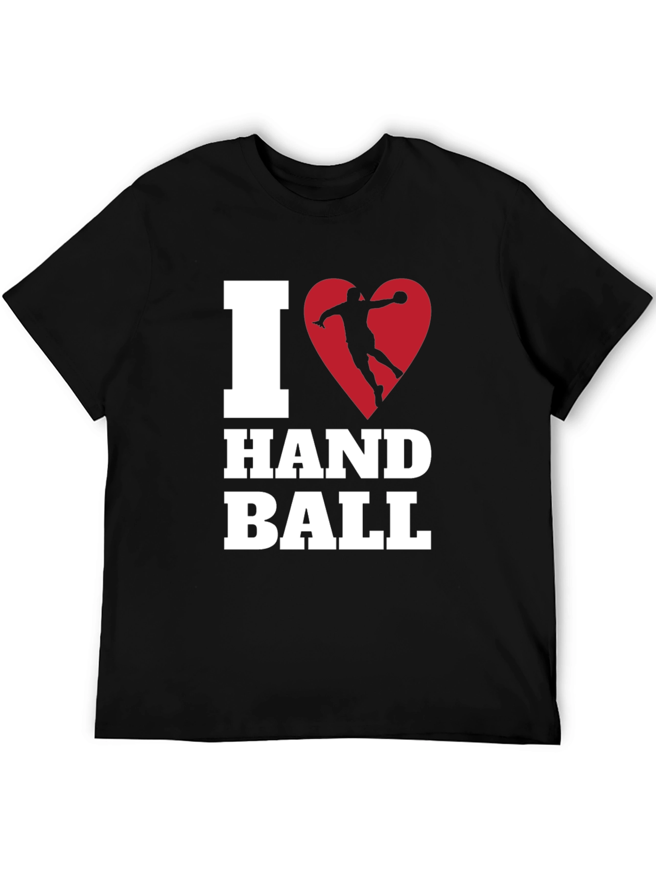 I Heart Handball T-Shirt - Black