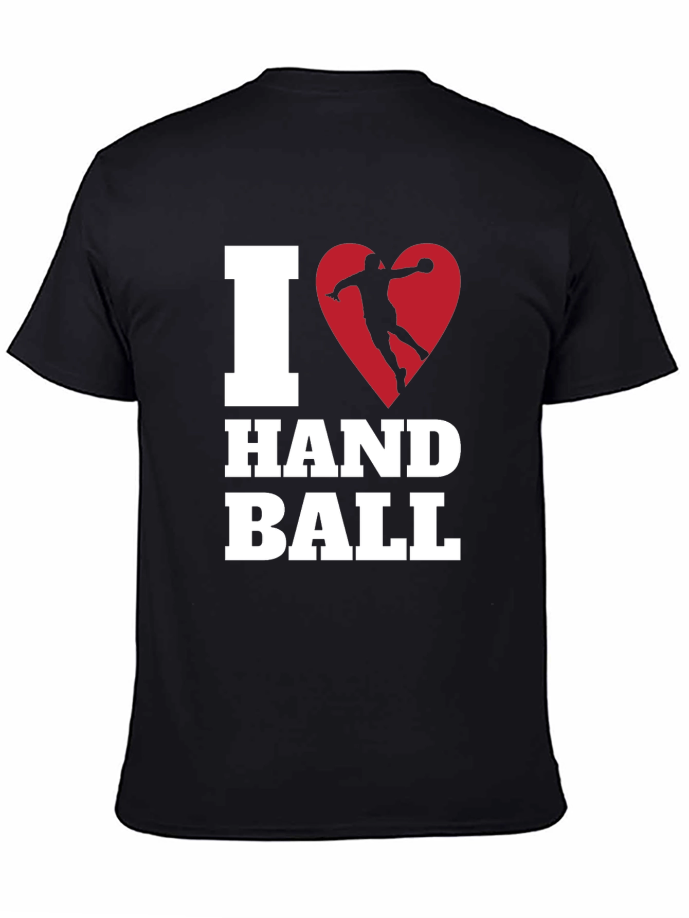 I Heart Handball T-Shirt - Black