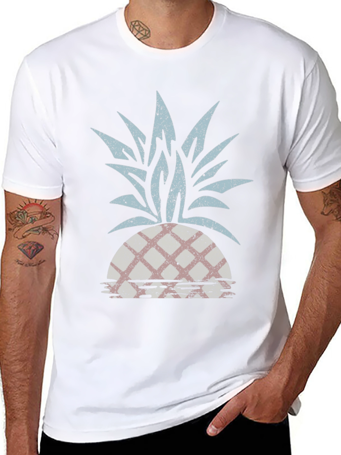 Pineapple Graphic Tee - Island Vibes