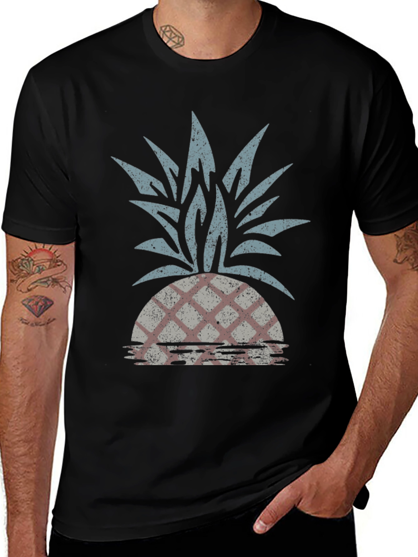 Pineapple Graphic Tee - Island Vibes