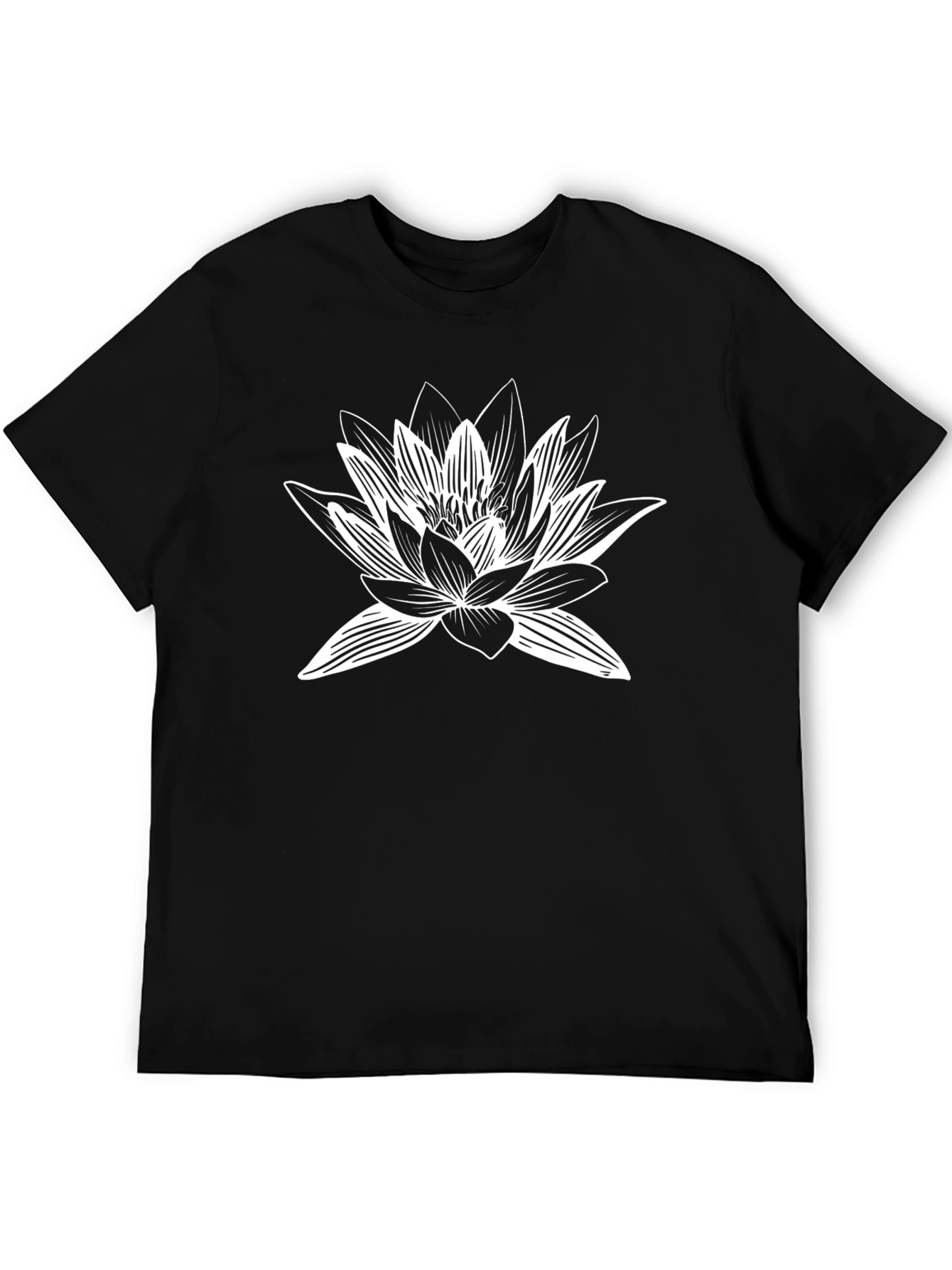 Black Lotus Graphic Tee - Stylish and Unique