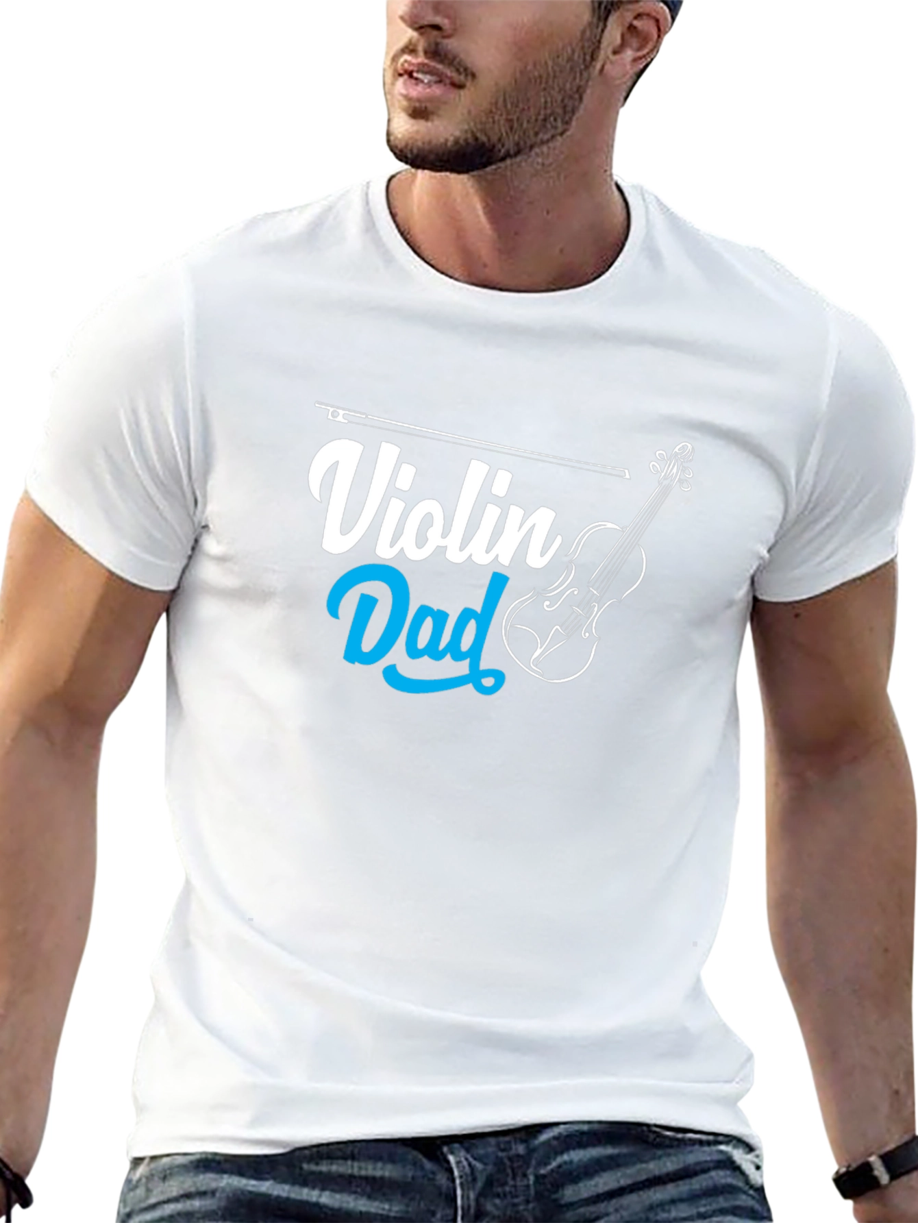 Violin Dad T-Shirt - Music Lover Gift