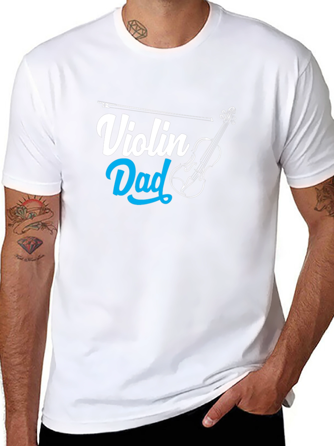 Violin Dad T-Shirt - Music Lover Gift