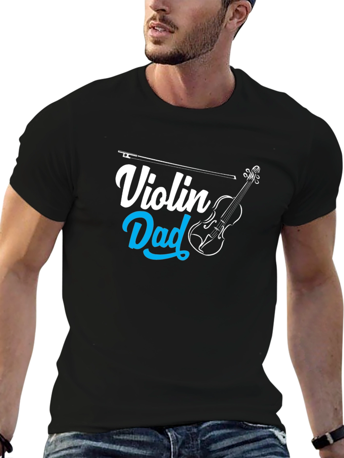 Violin Dad T-Shirt - Music Lover Gift