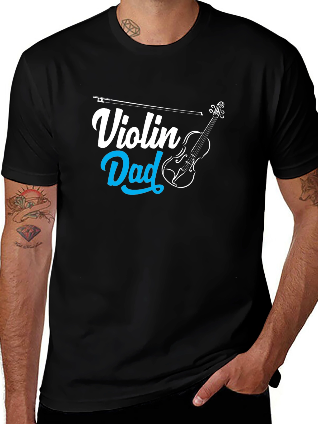Violin Dad T-Shirt - Music Lover Gift
