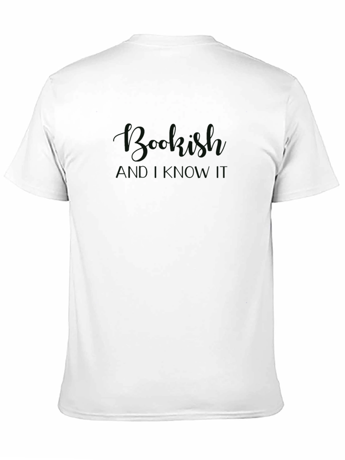 Bookish and I Know It Black T-Shirt