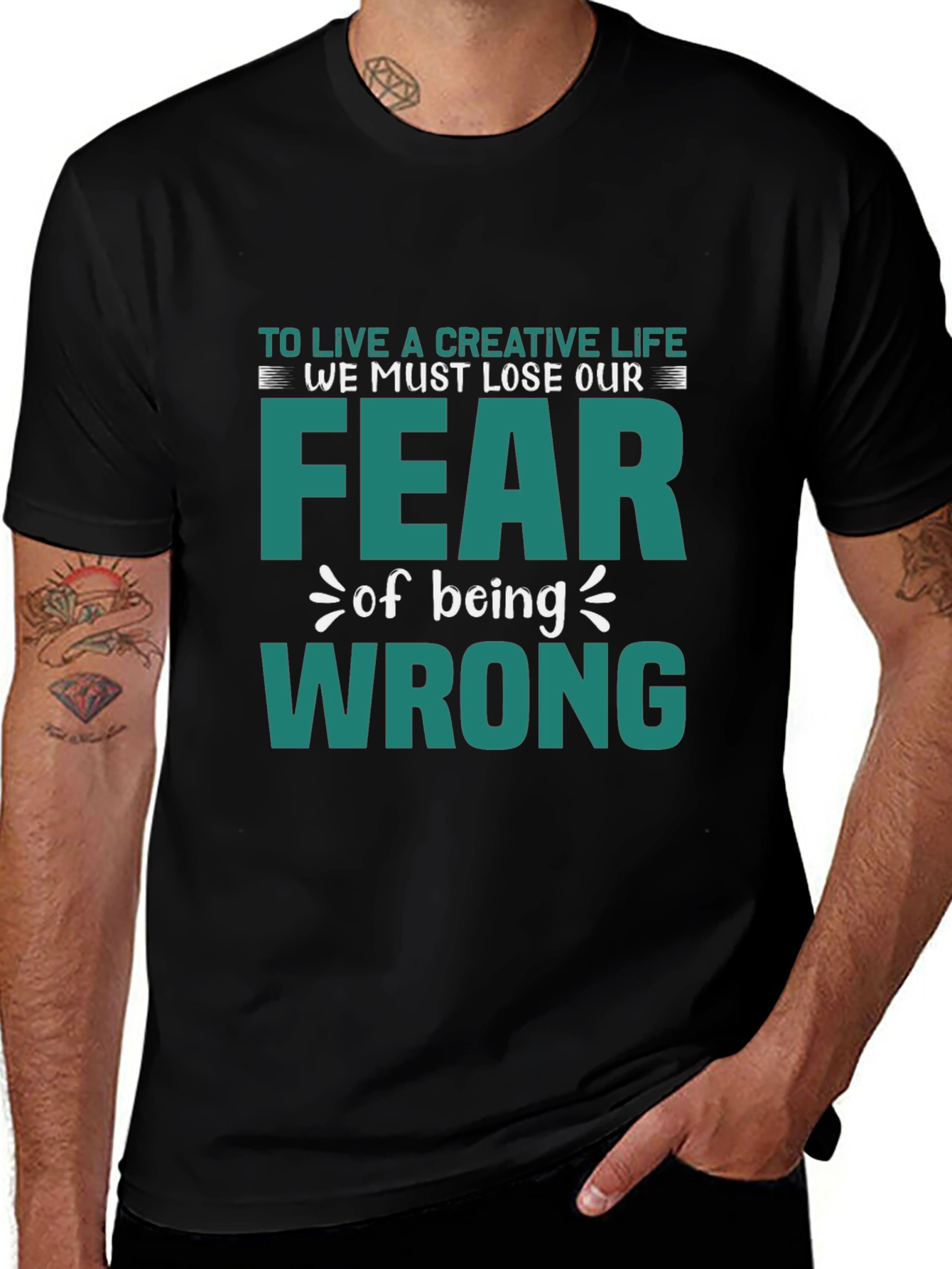 Creative Life Fearless T-Shirt - Motivational Graphic Tee