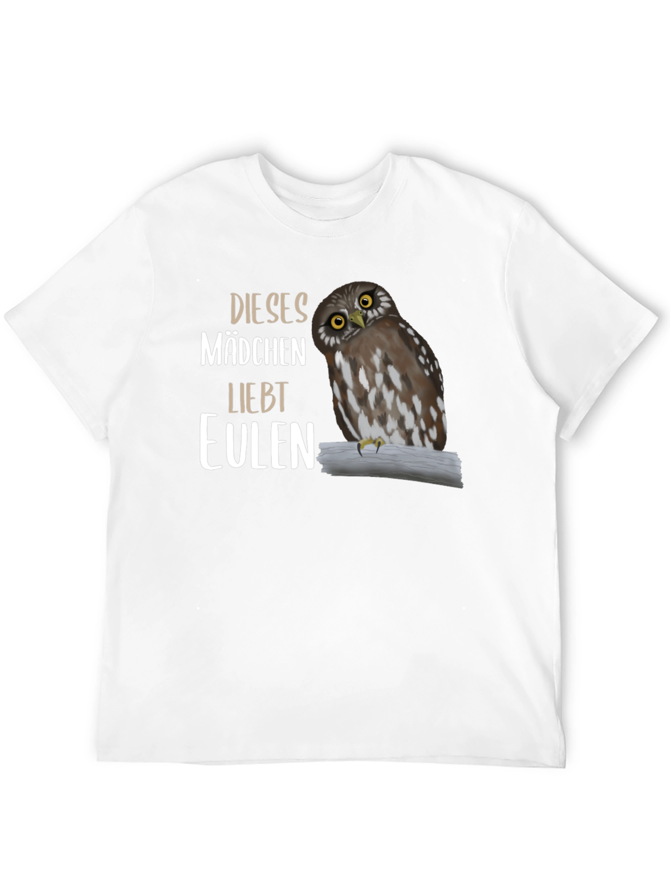 Owl Lover T-Shirt - Dieses Madchen Liebt Eulen